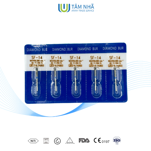 Mũi Khoan Kim Cương Dental Diamond Burs Beli - Ảnh 2
