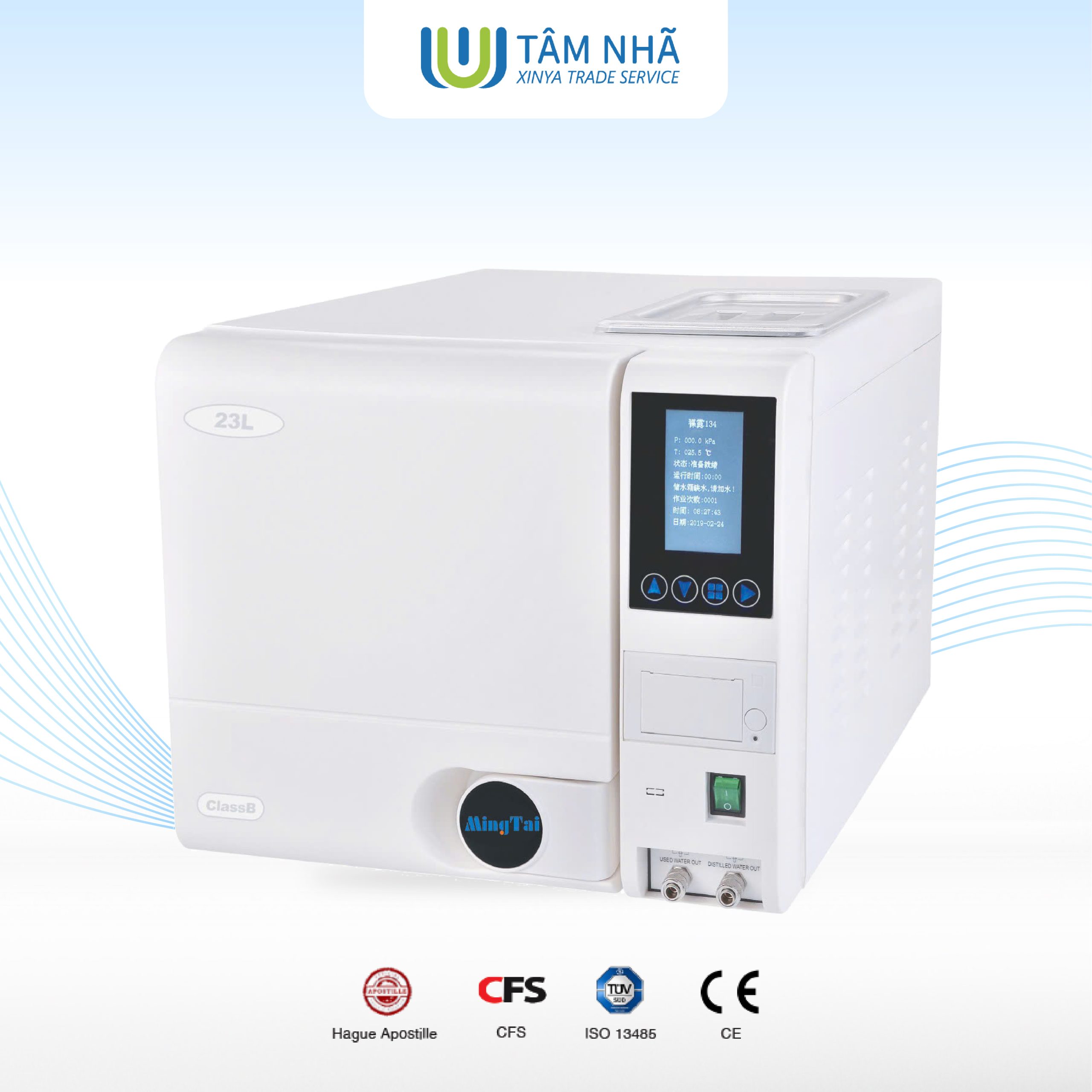 Máy hấp tiệt trùng SUN23-III - Công bố thiết bị y tế loại C